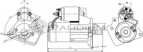 Ashuki PAL17-1009 - Стартер unicars.by