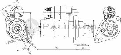 Ashuki PAL17-1006 - Стартер unicars.by