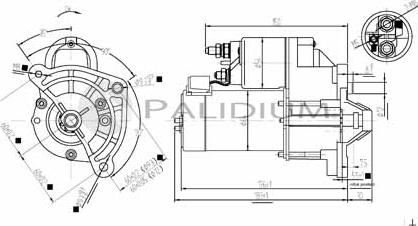 Ashuki PAL17-1001 - Стартер unicars.by