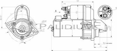 Ashuki PAL17-1003 - Стартер unicars.by