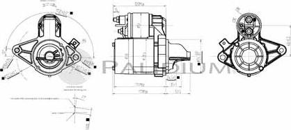 Ashuki PAL17-1002 - Стартер unicars.by