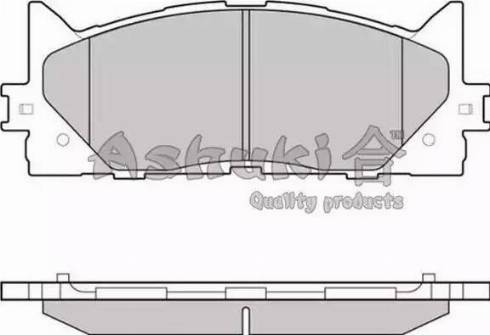 Ashuki T113-05 - Тормозные колодки, дисковые, комплект unicars.by