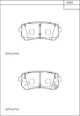 IAP QUALITY PARTS 704-07111X - Тормозные колодки, дисковые, комплект unicars.by