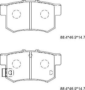 TRW RCPT02620 - Тормозные колодки, дисковые, комплект unicars.by