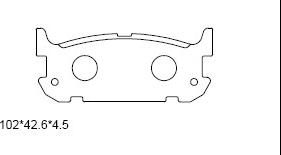 Asimco KD3774 - Тормозные колодки, дисковые, комплект unicars.by