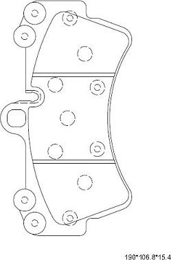 Asimco KD7570 - Тормозные колодки, дисковые, комплект unicars.by