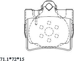 Valeo 670446 - Тормозные колодки, дисковые, комплект unicars.by