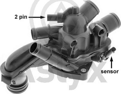 Aslyx AS-535870 - Термостат охлаждающей жидкости / корпус unicars.by
