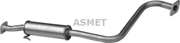 Asmet 30.002 - Средний глушитель выхлопных газов unicars.by