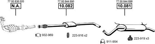 Asmet RE102435 - Система выпуска ОГ unicars.by