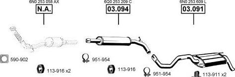 Asmet VA035150 - Система выпуска ОГ unicars.by