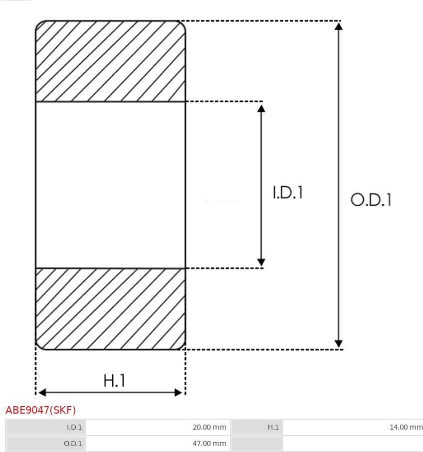 AS-PL ABE9047(SKF) - Подшипник unicars.by