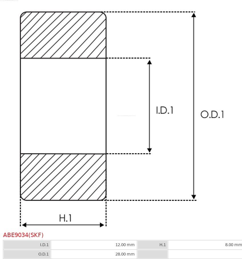 AS-PL ABE9034(SKF) - Подшипник unicars.by