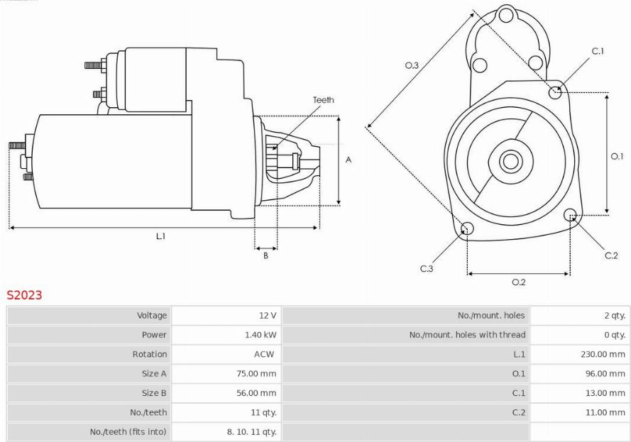 AS-PL S2023 - Стартер unicars.by