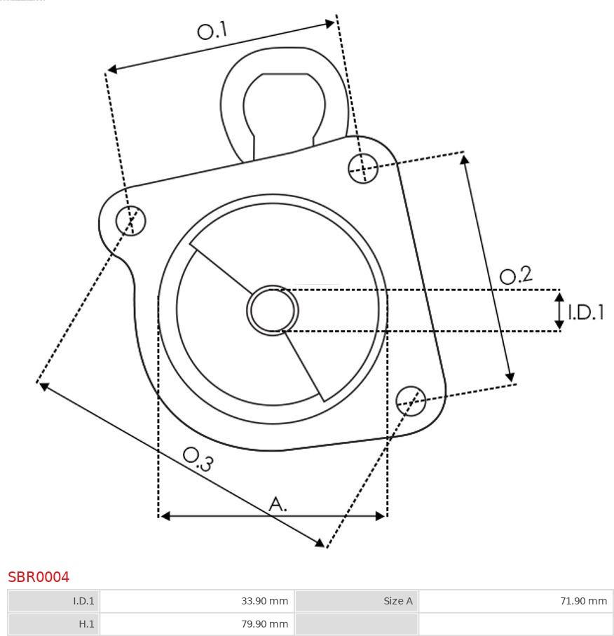 AS-PL SBR0004 - Крышка стартера, карбюратор unicars.by