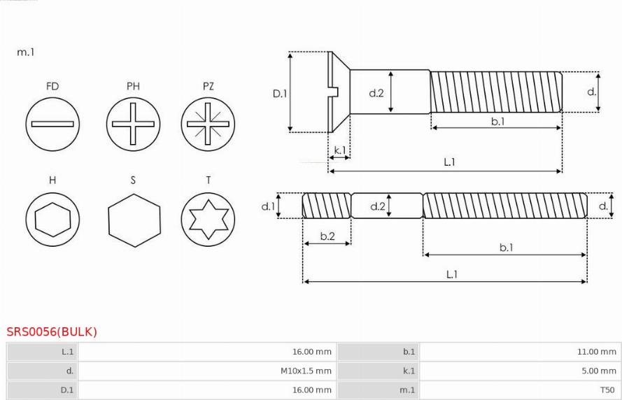 AS-PL SRS0056(BULK) - Ремкомплект, генератор unicars.by