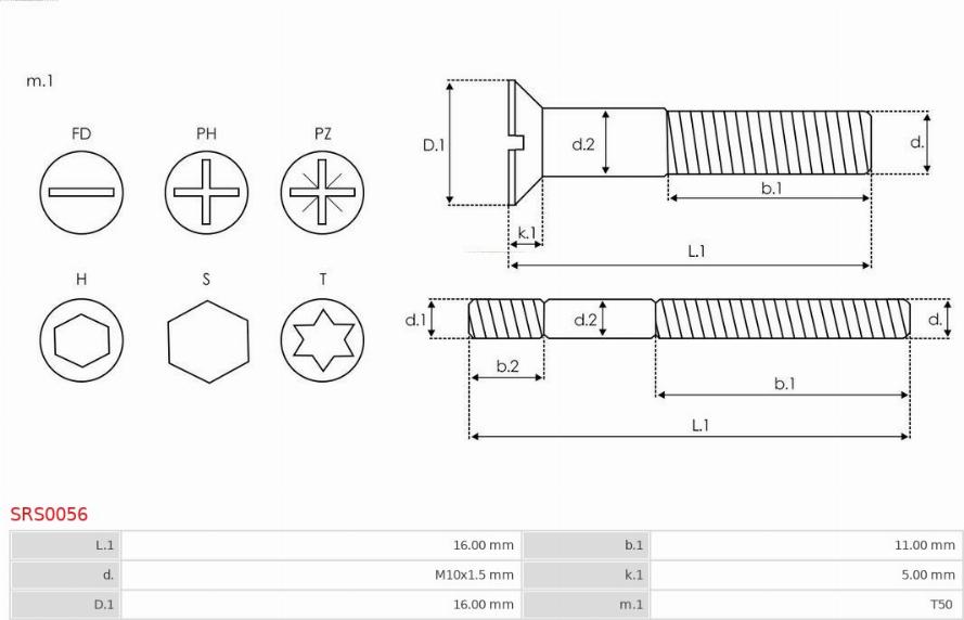 AS-PL SRS0056 - Ремкомплект, генератор unicars.by