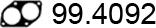 ASSO 99.4092 - Прокладка, труба выхлопного газа unicars.by