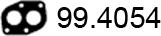 ASSO 99.4054 - Прокладка, труба выхлопного газа unicars.by