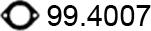 ASSO 99.4007 - Прокладка, труба выхлопного газа unicars.by