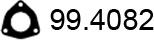 ASSO 99.4082 - Прокладка, труба выхлопного газа unicars.by