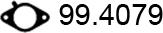 ASSO 99.4079 - Прокладка, труба выхлопного газа unicars.by