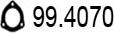 ASSO 99.4070 - Прокладка, труба выхлопного газа unicars.by