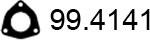 ASSO 99.4141 - Прокладка, труба выхлопного газа unicars.by