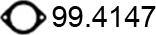 ASSO 99.4147 - Прокладка, труба выхлопного газа unicars.by