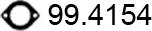 ASSO 99.4154 - Прокладка, труба выхлопного газа unicars.by