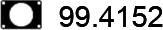 ASSO 99.4152 - Прокладка, труба выхлопного газа unicars.by