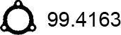 ASSO 99.4163 - Прокладка, труба выхлопного газа unicars.by