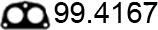 ASSO 99.4167 - Прокладка, труба выхлопного газа unicars.by