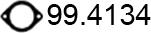 ASSO 99.4134 - Прокладка, труба выхлопного газа unicars.by