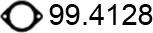 ASSO 99.4128 - Прокладка, труба выхлопного газа unicars.by