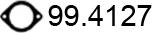 ASSO 99.4127 - Прокладка, труба выхлопного газа unicars.by