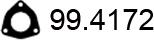 ASSO 99.4172 - Прокладка, труба выхлопного газа unicars.by