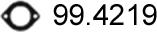ASSO 99.4219 - Прокладка, труба выхлопного газа unicars.by