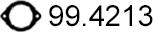 ASSO 99.4213 - Прокладка, труба выхлопного газа unicars.by
