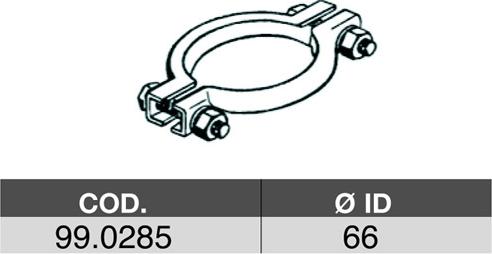 ASSO 99.0285 - Соединительные элементы, система выпуска unicars.by