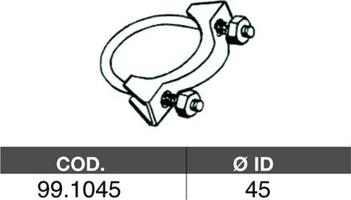 ASSO 99.1045 - Соединительные элементы, система выпуска unicars.by