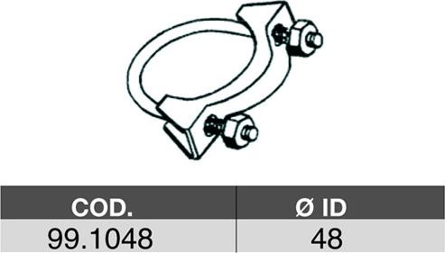 ASSO 99.1048 - Соединительные элементы, система выпуска unicars.by