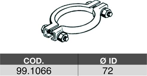 ASSO 99.1066 - Соединительные элементы, система выпуска unicars.by