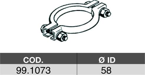 ASSO 99.1073 - Соединительные элементы, система выпуска unicars.by