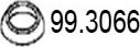 ASSO 99.3066 - Уплотнительное кольцо, труба выхлопного газа unicars.by