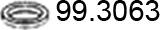 ASSO 99.3063 - Уплотнительное кольцо, труба выхлопного газа unicars.by