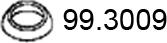 ASSO 99.3009 - Уплотнительное кольцо, труба выхлопного газа unicars.by