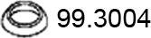 ASSO 99.3004 - Уплотнительное кольцо, труба выхлопного газа unicars.by