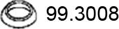 ASSO 99.3008 - Уплотнительное кольцо, труба выхлопного газа unicars.by