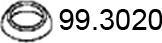 ASSO 99.3020 - Уплотнительное кольцо, труба выхлопного газа unicars.by